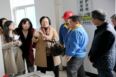 2019年3月8日，時任浙江省水利廳水資源管理處副調研員沈仁英蒞臨景興調研指導